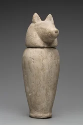 Canopic Jar with Jackal