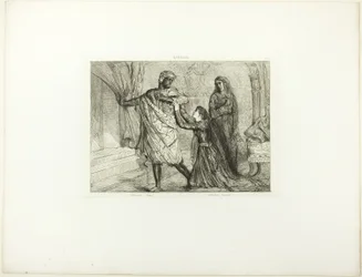 Away! (plate 7, act 3, scene 4 from Othello)