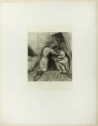 He Smothers Her, plate thirteen from Othello