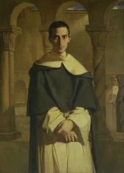 Portrait of Jean Baptiste Henri Lacordaire, French prelate and theologian
