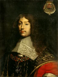 Portrait of the Duke Francois de la Rochefoucauld (1613-1680), French writer