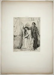 The Willow Song, plate nine from Othello