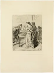 Therefore Be Merry, Cassio, plate six from Othello