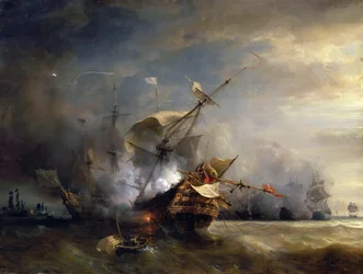The Naval Battle Near Lizard Point, 1707