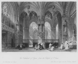 The Cathedral of Lyons, from the Chapel of St Louis