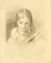 A Sketch From Nature, Said To Be Ines Fletcher