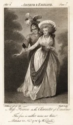 Miss Elizabeth Farren as Emeline in John Dryden