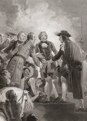 William, Prince of Orange (later King William III) lands in Brixham
