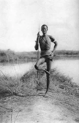 A Characteristic Dinka Attitude, Terrakekka to Aweil, Sudan