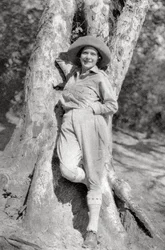 Stella Court Treatt, British adventurer, author and film maker, Maereres, Tanganyika, 1925-1927