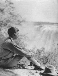 Stella Court Treatt at Victoria Falls, Northern Rhodesia, 1925-1927