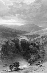 High Force by the Tees, Durham, c.1835