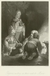 Pilgrims resting on their route to Mecca