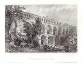 The Pont du Gard, near Nimes