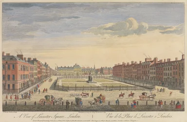A View of Leicester Square, London