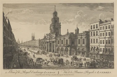 View of the Royal Exchange London