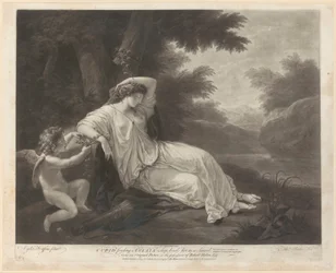 Cupid Finds Aglaia Sleeping