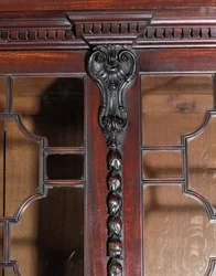A George III breakfront bookcase