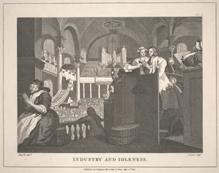Industry and Idleness [after Hogarth