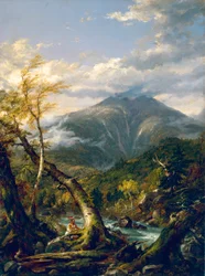Mount Marcy from the Opalescent River