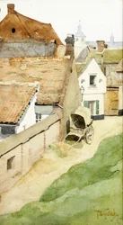 A Village Backstreet, c.1880
