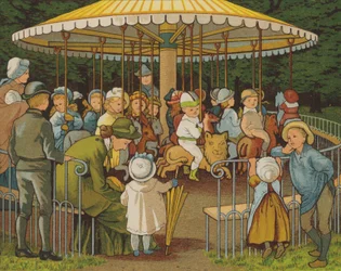 Paris: A Merry-Go-Round on the Champs Elysees