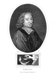 Blaise Pascal, 17th Century French Philosopher, Mathematician, Physicist and Theologian, 1821