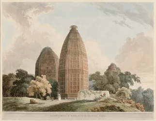 Hindoo Temples at Bindrabund on the River Jumna