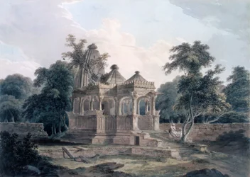 Hindu Temple in the Fort of the Rohtas, Bihar, India, c. 1790