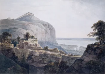 The North West View of Rohtasgarh, Bihar