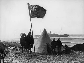 Wreck of the Delhi on the Moroccan Coast, December, 1911