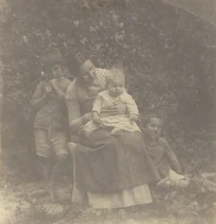 Frances Crowell and Her Children