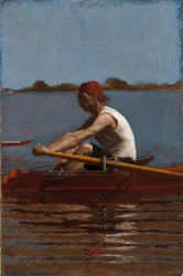 John Biglin in a Single Scull