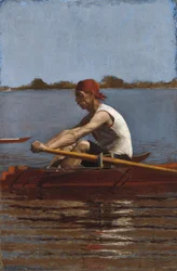John Biglin in a Single Scull