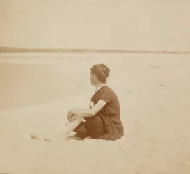 Mary Macdowell on the Beach, Manasquan, New Jersey