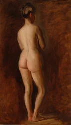 Standing Female Nude (back view)