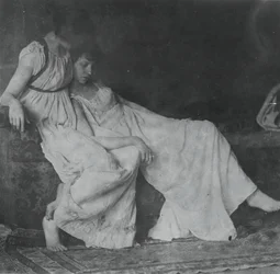 Unidentified Models in Greek Costumes, c. 1883