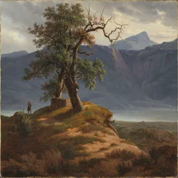 Landscape with a Wanderer