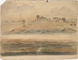 Indianola, Texas and Indianola with Lavaca Point in the Distance, May 16, 1852