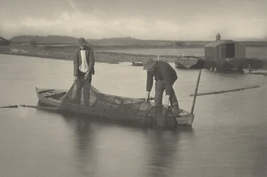 Taking Up the Eel-Net, 1886