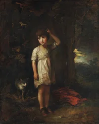 A Boy with a Cat, Morning
