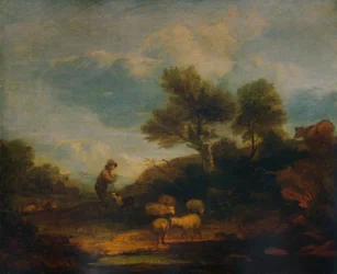 Landscape with Sheep