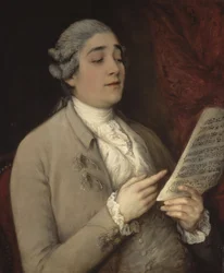 Portrait of Giusto Ferdinando Tenducci, ca 1770