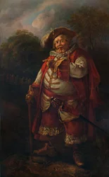 Portrait of James Quin as Falstaff