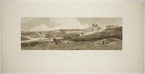 View from Palace Terrace at Saint Germain on Laye, from Twenty Views in Paris and its Environs