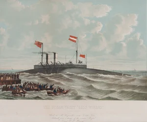 The steam yacht Ross Winan, built in Millwall