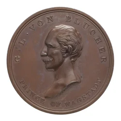 Medal Commemorating Wellington and Blücher at Waterloo