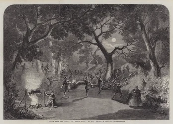 Scene from the Opera of Robin Hood, at Her Majesty