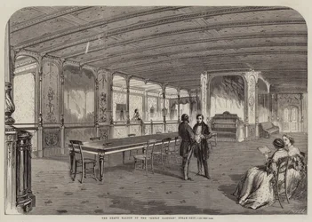 The Grand Saloon of the Great Eastern Steam-Ship