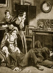 James Simpson and his assistants discover Chloroform, November 1847